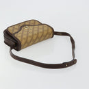 BALENCIAGA Umhängetasche beschichtete Leinwand Gold Beige Auth 179093A-7