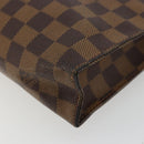 LOUIS VUITTON Damier Ebene Poche Toilette 26 Pouch N47543 LV Auth 179094-15