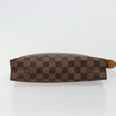LOUIS VUITTON Damier Ebene Poche Toilette 26 Pouch N47543 LV Auth 179094-6