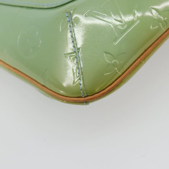 LOUIS VUITTON Monogram Vernis Thompson Street Bag Baby Blue M91009 Auth 179097