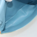 LOUIS VUITTON Monogram Vernis Thompson Street Bag Baby Blue M91009 Auth 179097-11