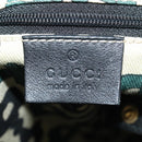 GUCCI Guccissima GG Canvas Abbey Tote Bag Leather Black Gold 130736 Auth 179098V-15