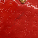 LOUIS VUITTON Monogram Vernis Reade MM Hand Bag Red Rouge M91086 LV Auth 179101-10