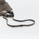 Salvatore Ferragamo Gancini Studio Hand Bag Suede 2way Gray Silver Auth 179102A-9