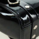 Vivienne Westwood Chain Betty Bag Patent leather 2way Black Silver Auth 179105V-10