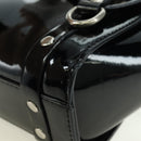 Vivienne Westwood Chain Betty Bag Patent leather 2way Black Silver Auth 179105V-15