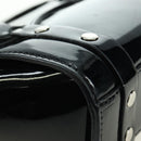 Vivienne Westwood Chain Betty Bag Patent leather 2way Black Silver Auth 179105V-16