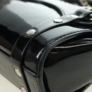 Vivienne Westwood Chain Betty Bag Patent leather 2way Black Silver Auth 179105V-17