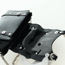 Vivienne Westwood Chain Betty Bag Patent leather 2way Black Silver Auth 179105V-11