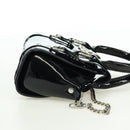 Vivienne Westwood Chain Betty Bag Patent leather 2way Black Silver Auth 179105V-4