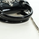 Vivienne Westwood Chain Betty Bag Patent leather 2way Black Silver Auth 179105V-7