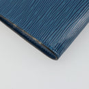 LOUIS VUITTON Epi Pochette Accessoires Beutel Blau M52985 LV Auth 179106A-16