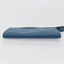 LOUIS VUITTON Epi Pochette Accessoires Beutel Blau M52985 LV Auth 179106A-5