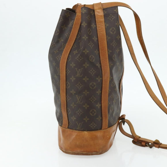 LOUIS VUITTON Monogram Randonnee GM Shoulder Bag M42244 LV Auth 179108