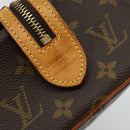 LOUIS VUITTON Monogram Trousse Patte Pression Cosmetic Pouch M47636 Auth 179109-8