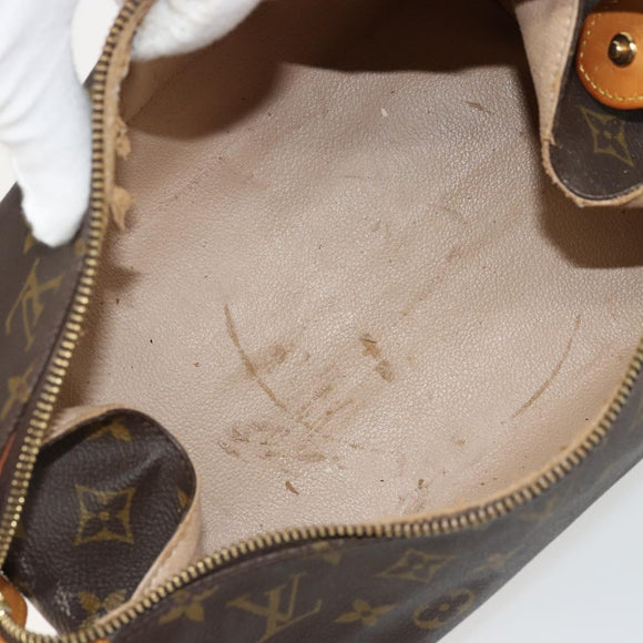 LOUIS VUITTON Monogram Trousse Patte Pression Cosmetic Pouch M47636 Auth 179109