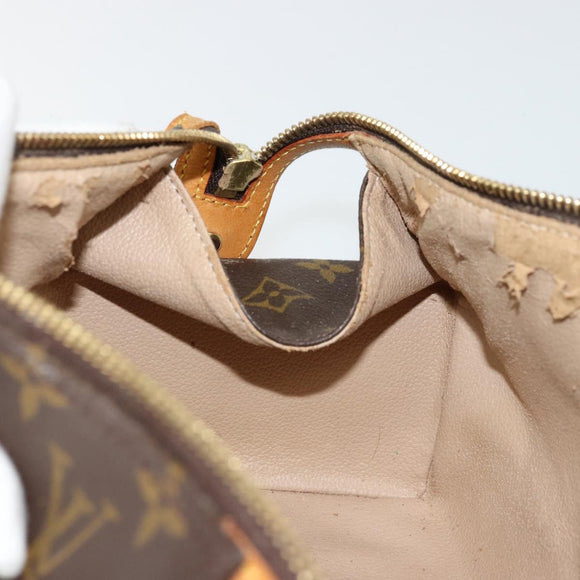 LOUIS VUITTON Monogram Trousse Patte Pression Cosmetic Pouch M47636 Auth 179109