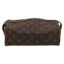 LOUIS VUITTON Monogram Trousse Patte Pression Cosmetic Pouch M47636 Auth 179109-2