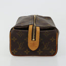 LOUIS VUITTON Monogram Trousse Patte Pression Cosmetic Pouch M47636 Auth 179109-3