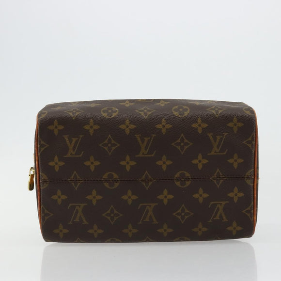 LOUIS VUITTON Monogram Trousse Patte Pression Cosmetic Pouch M47636 Auth 179109