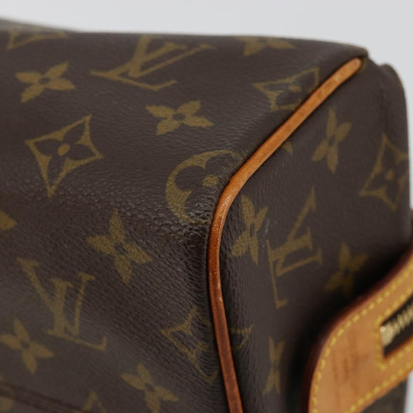 LOUIS VUITTON Monogram Trousse Patte Pression Cosmetic Pouch M47636 Auth 179109