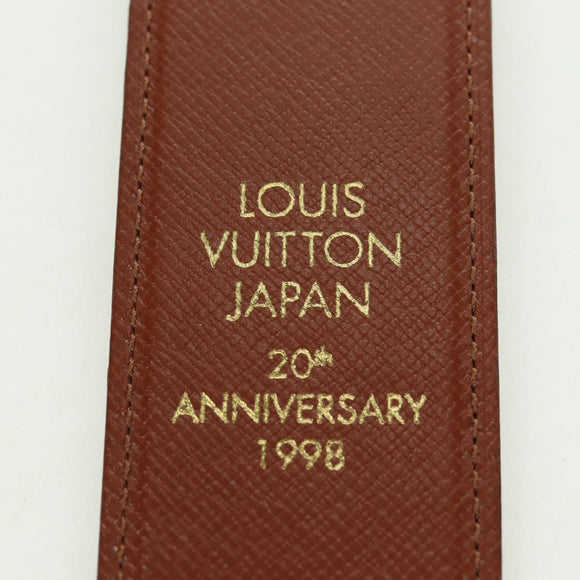 LOUIS VUITTON Monogram Book Marker Bookmark 20th Anniversary LV Auth 179114V