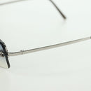 CHANEL COCO Mark Sunglasses metal Silver tone CC Auth 179115V-16