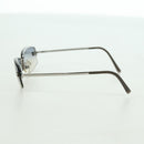 CHANEL COCO Mark Sunglasses metal Silver tone CC Auth 179115V-3