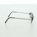 CHANEL COCO Mark Sunglasses metal Silver tone CC Auth 179115V-4