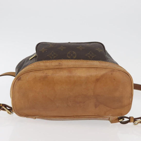 LOUIS VUITTON Monogram Montsouris MM Rugzak M51136 LV Auth 179123