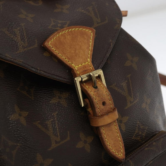 LOUIS VUITTON Monogram Montsouris MM Rugzak M51136 LV Auth 179123