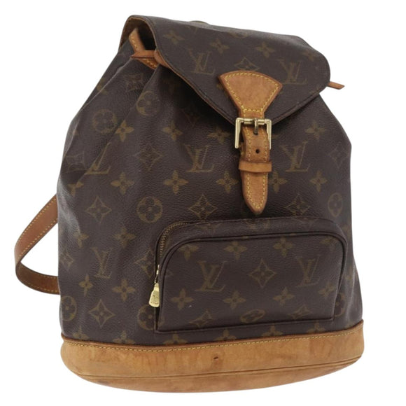 LOUIS VUITTON Monogram Montsouris MM Rugzak M51136 LV Auth 179123