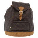 LOUIS VUITTON Monogram Montsouris MM Rugzak M51136 LV Auth 179123-13