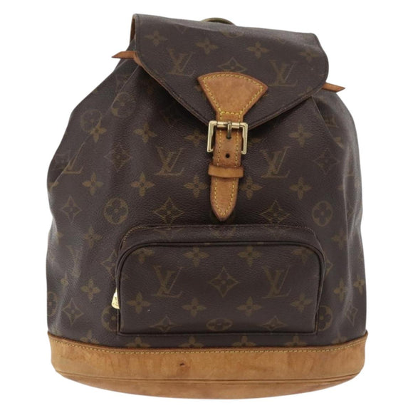 LOUIS VUITTON Monogram Montsouris MM Rugzak M51136 LV Auth 179123