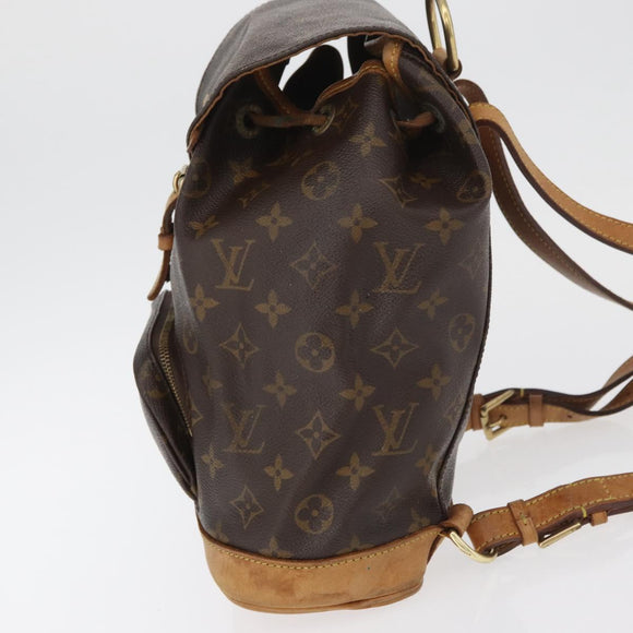 LOUIS VUITTON Monogram Montsouris MM Rugzak M51136 LV Auth 179123