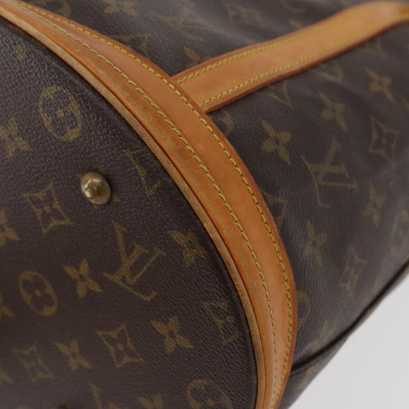 LOUIS VUITTON Monogram Bucket GM Shoulder Bag M42236 LV Auth 179128