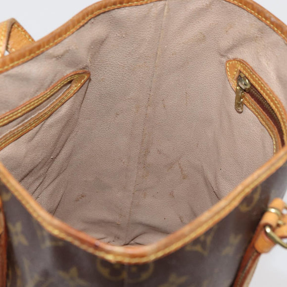 LOUIS VUITTON Monogram Bucket GM Shoulder Bag M42236 LV Auth 179128