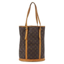 LOUIS VUITTON Monogram Bucket GM Shoulder Bag M42236 LV Auth 179128-2