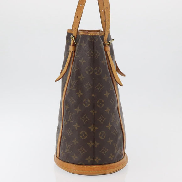LOUIS VUITTON Monogram Bucket GM Shoulder Bag M42236 LV Auth 179128