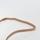 CELINE Macadam Canvas Cirkel Schoudertas PVC Leer Bruin Goud Auth 179136A-8