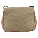 CELINE Macadam Canvas Shoulder Bag PVC Beige Gold Auth 179137-3