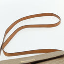 CELINE Macadam Canvas Shoulder Bag PVC Beige Gold Auth 179137-8