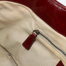 BURBERRY Tote Bag PVC Beige Silver Auth 179142-19