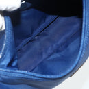 PRADA Hand Pouch Nylon Blue Silver Auth 179144A-17