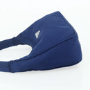 PRADA Hand Pouch Nylon Blue Silver Auth 179144A-4