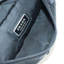 PRADA Body Bag Nylon Black Silver Auth 179145A-18