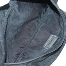 PRADA Body Bag Nylon Black Silver Auth 179145A-20