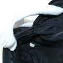 PRADA Body Bag Nylon Black Silver Auth 179145A-22