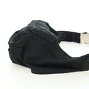 PRADA Body Bag Nylon Black Silver Auth 179145A-5