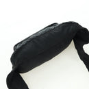 PRADA Body Bag Nylon Black Silver Auth 179145A-6